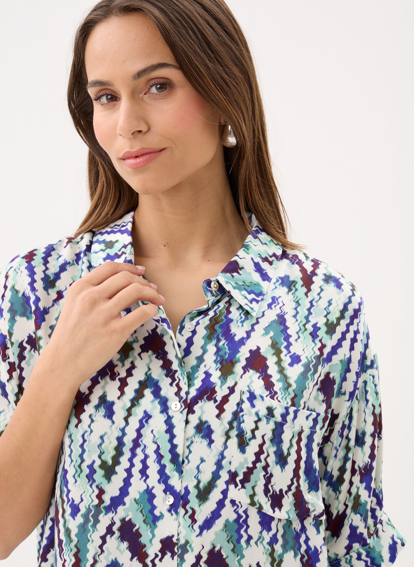 Jurken Ladies Woven Dress T2189EP dames blauw Molly Bracken Jurken Ladies Woven Dress T2189EP dames blauw BLUE CAMILLE