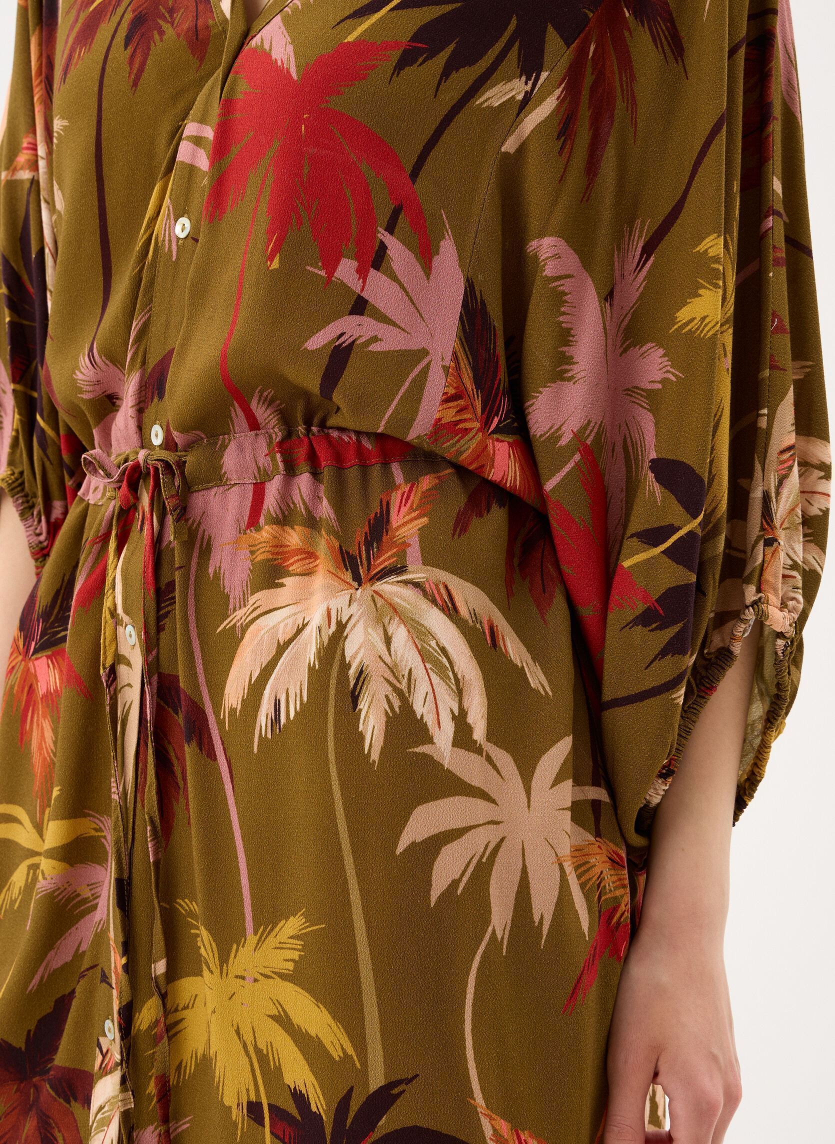 Robes Ladies Woven Dress T2211EE femme vert Molly Bracken Robes Ladies Woven Dress T2211EE femme vert KHAKI MOANA
