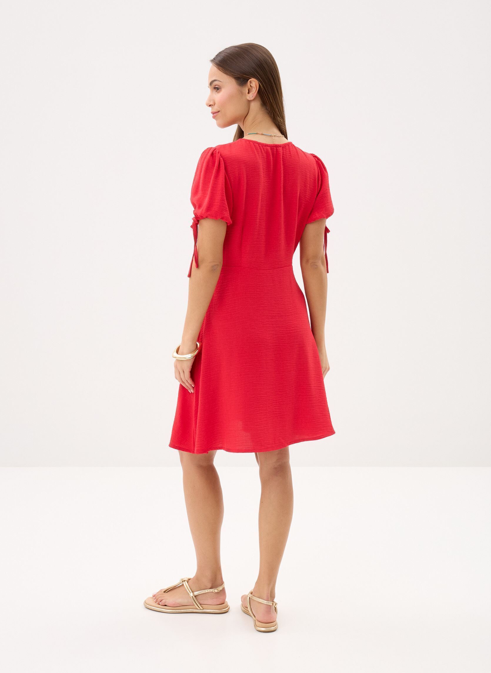 Kleider Ladies Woven Dress T2235EE damen rot Molly Bracken Kleider Ladies Woven Dress T2235EE damen rot RED