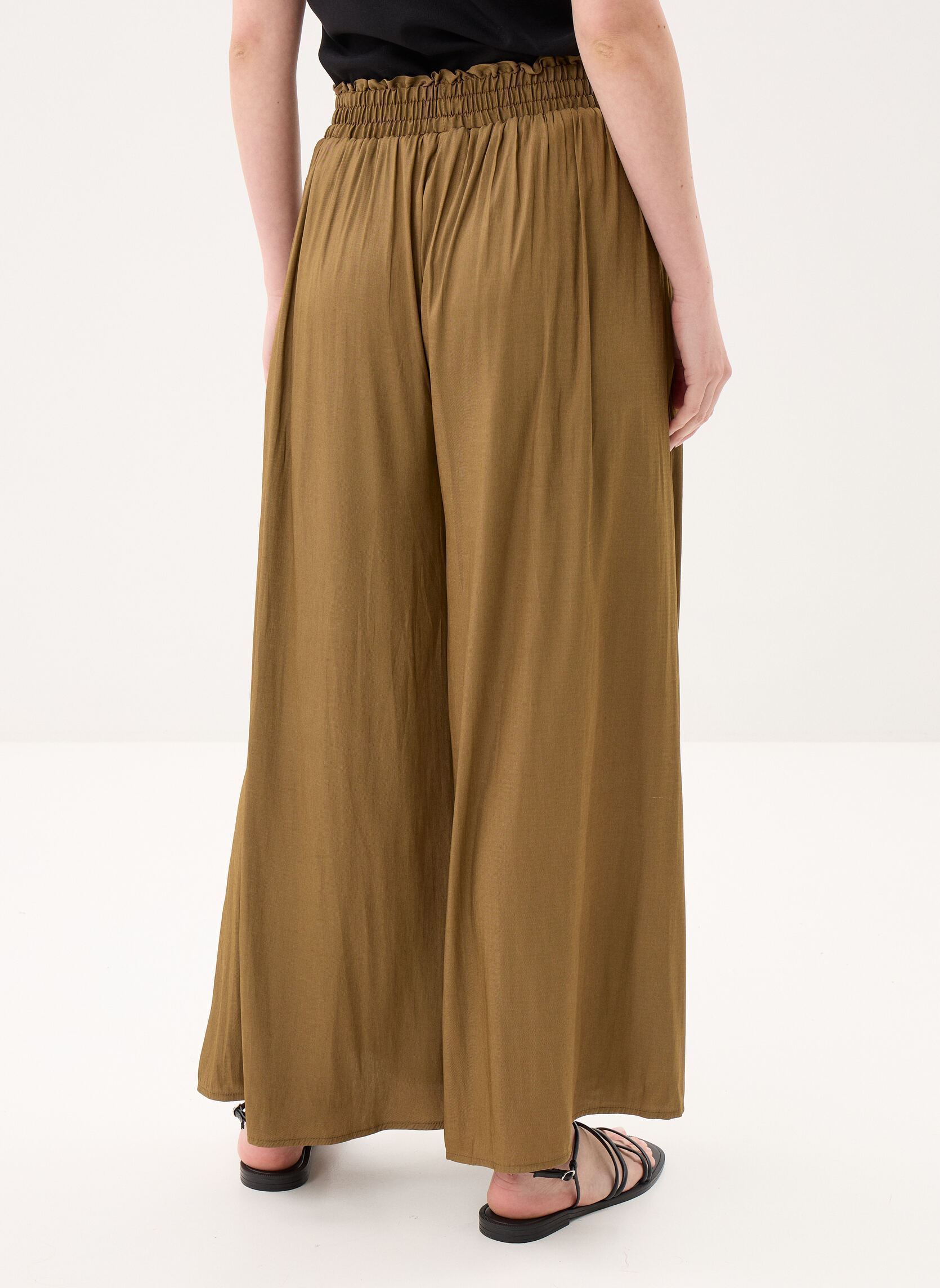 Weite Hosen Ladies Woven Pants TF113EP damen grün Molly Bracken Weite Hosen Ladies Woven Pants TF113EP damen grün KHAKI