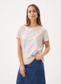 T-shirts met korte mouwen Ladies Knitted Tee TS103EP dames beige Molly Bracken T-shirts met korte mouwen Ladies Knitted Tee TS103EP dames beige BEIGE