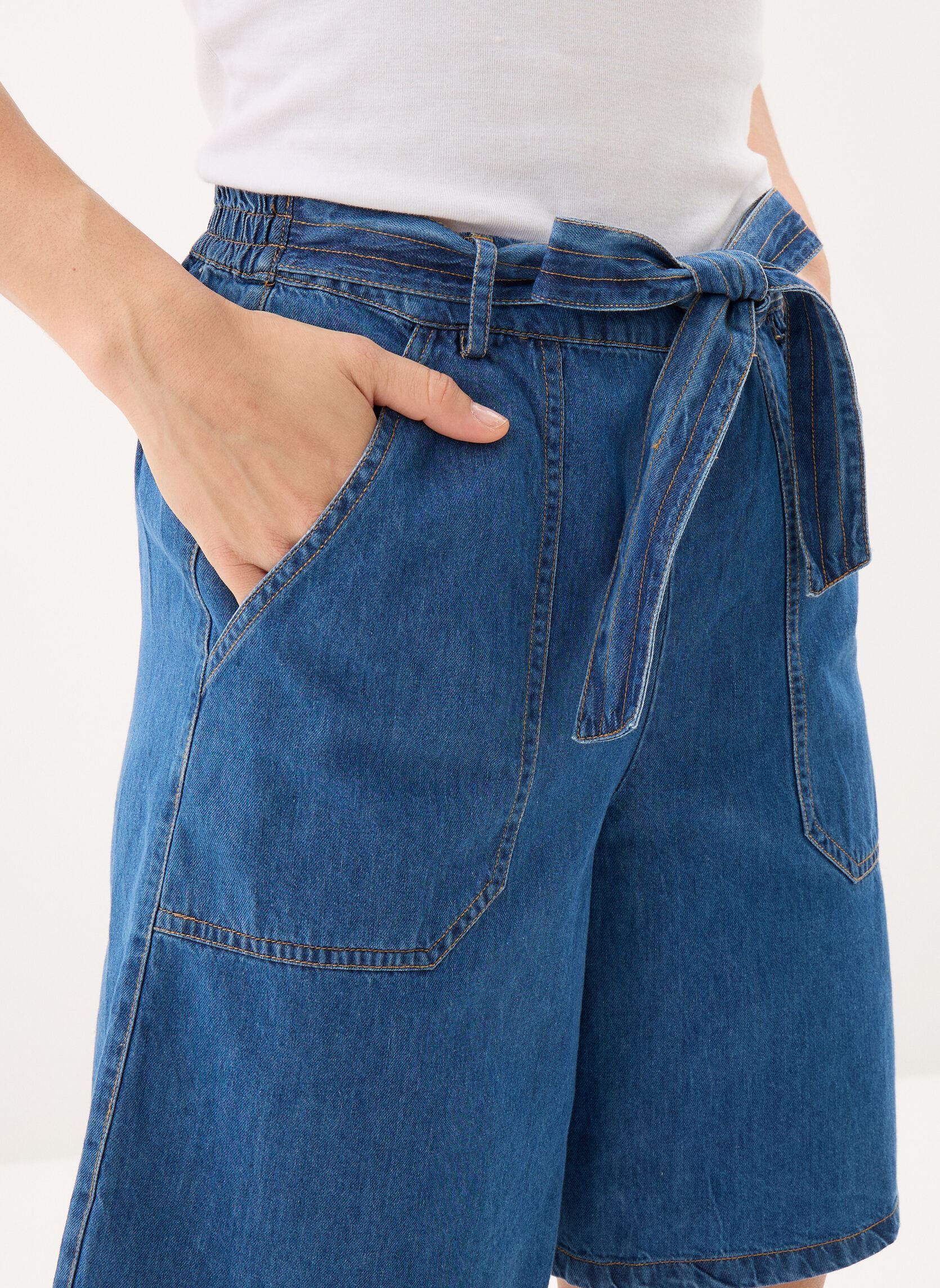 Shorts Ladies Woven Shorts ZA200EE femme bleu Molly Bracken Shorts Ladies Woven Shorts ZA200EE femme bleu MID BLUE