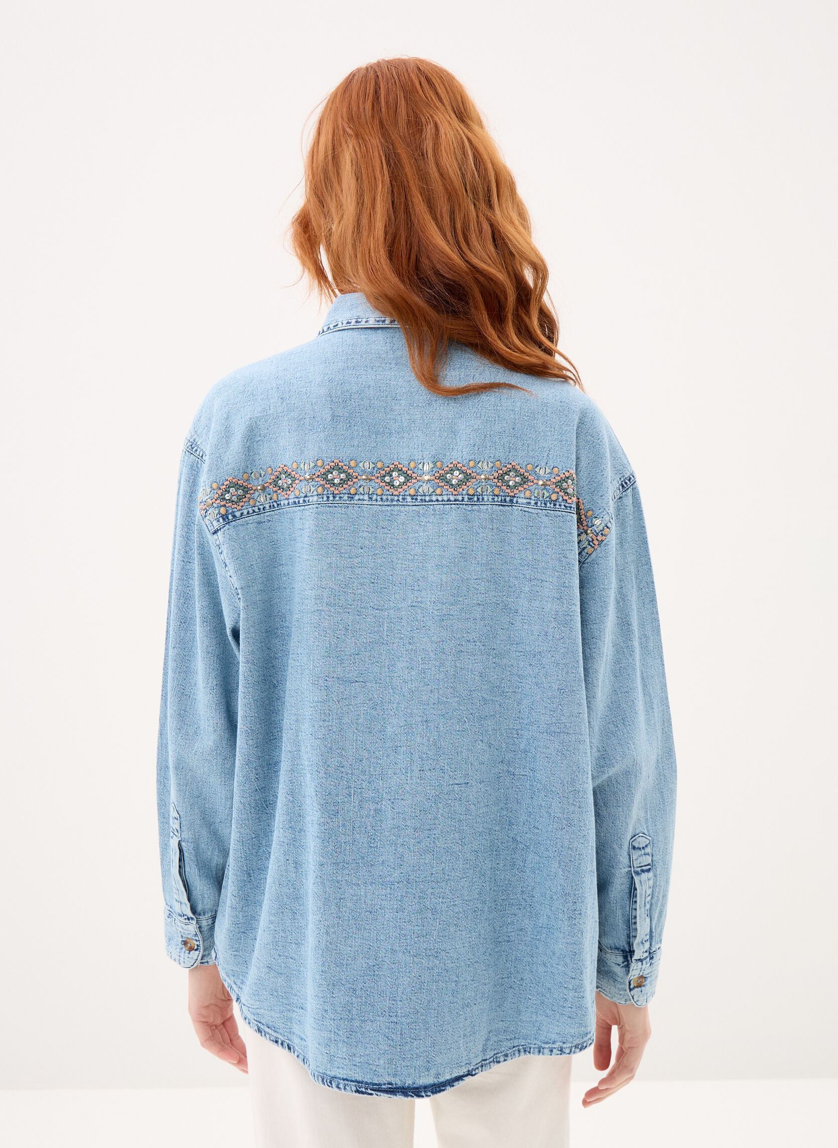 Hemden Ladies Woven Shirt ZA201EE dames blauw Molly Bracken Hemden Ladies Woven Shirt ZA201EE dames blauw BLUE
