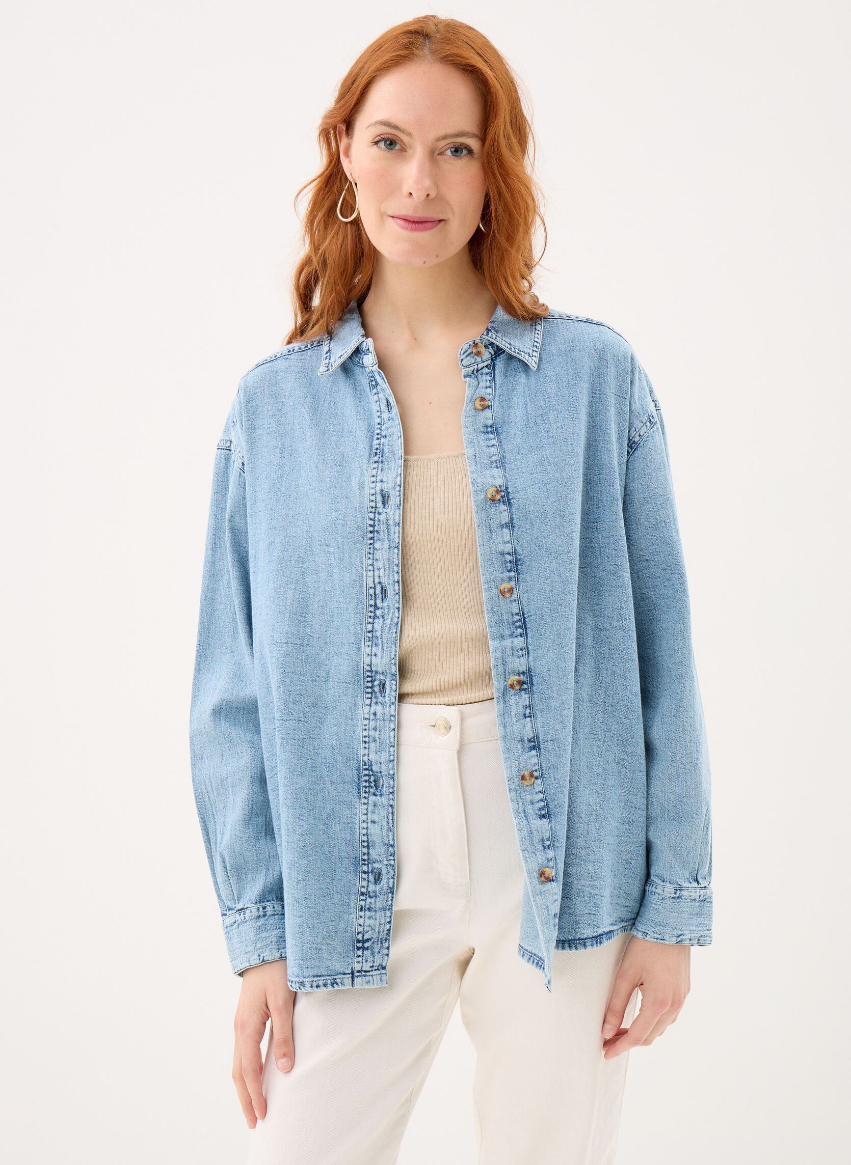 Hemden Ladies Woven Shirt ZA201EE dames blauw Molly Bracken Hemden Ladies Woven Shirt ZA201EE dames blauw BLUE