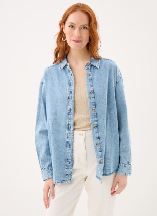 Molly Bracken Hemden Ladies Woven Shirt ZA201EE damen blau