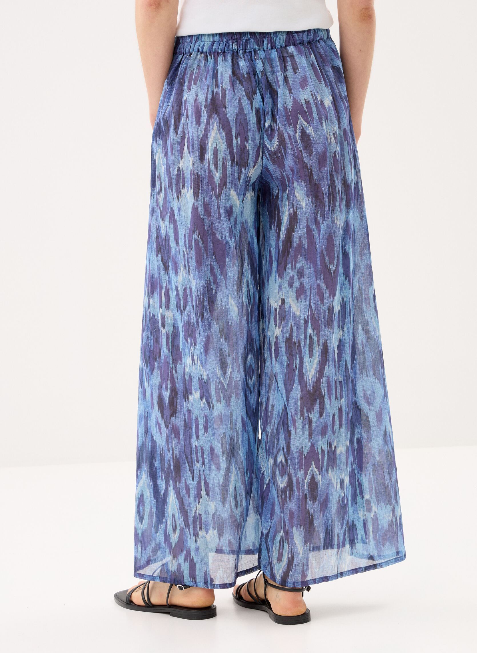 Weite Hosen Ladies Woven Pants ZB152FEE damen blau Molly Bracken Weite Hosen Ladies Woven Pants ZB152FEE damen blau BLUE INDIGO