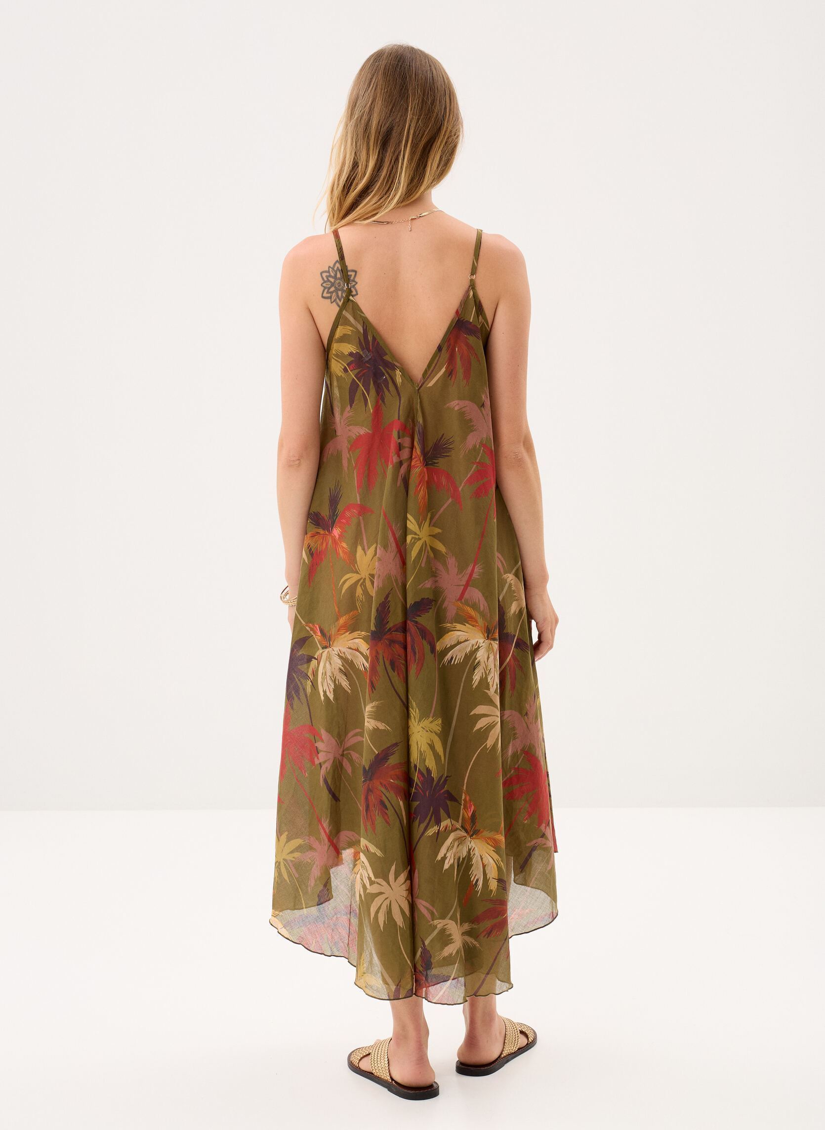 Lange Kleider Ladies Woven Dress ZB164DEE damen grün Molly Bracken Lange Kleider Ladies Woven Dress ZB164DEE damen grün KHAKI MOANA