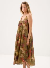 Lange Kleider Ladies Woven Dress ZB164DEE damen grün Molly Bracken Lange Kleider Ladies Woven Dress ZB164DEE damen grün KHAKI MOANA