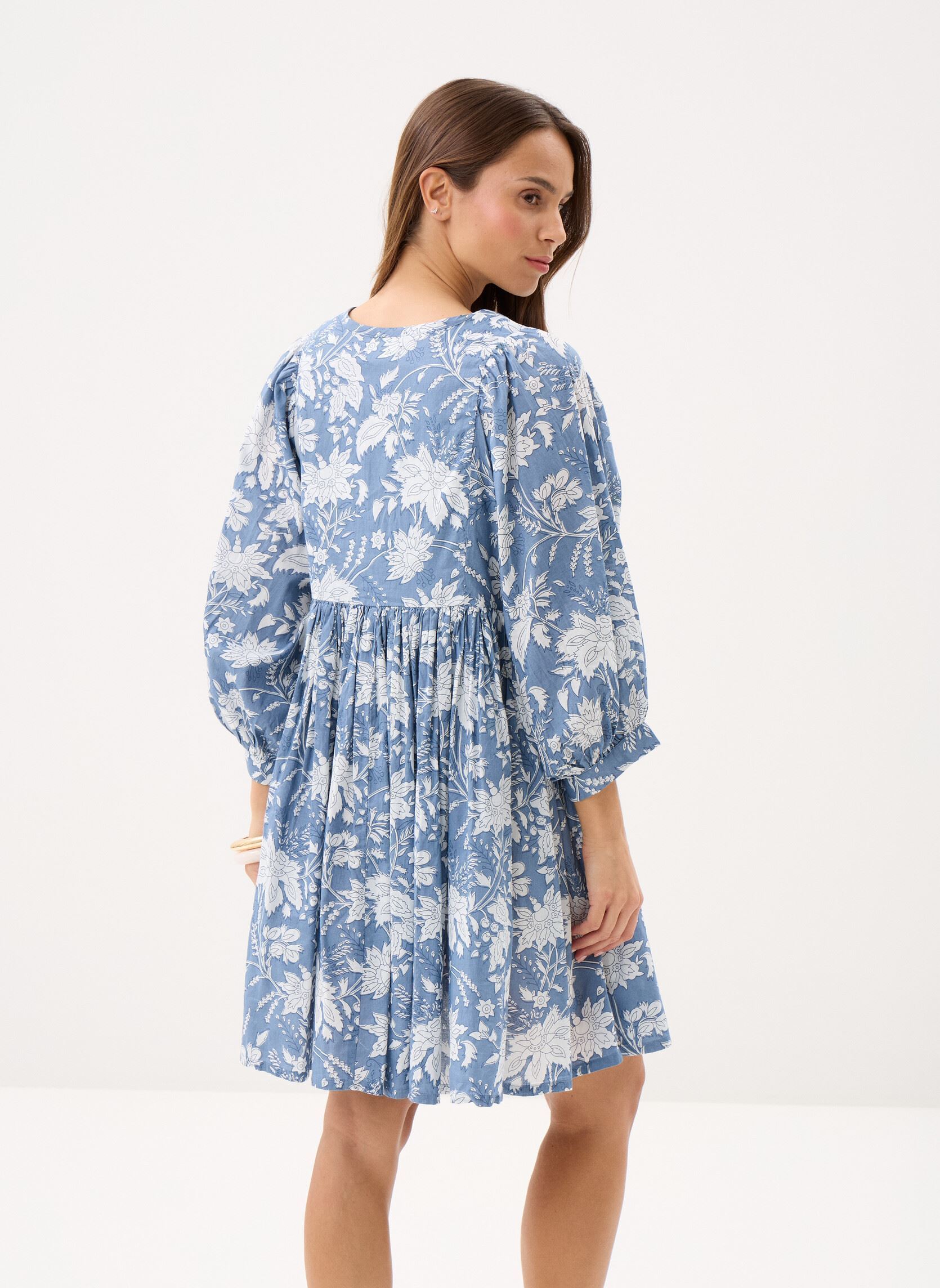 Robes Ladies Woven Dress ZM102EE femme bleu Molly Bracken Robes Ladies Woven Dress ZM102EE femme bleu BLUE DIVIYA