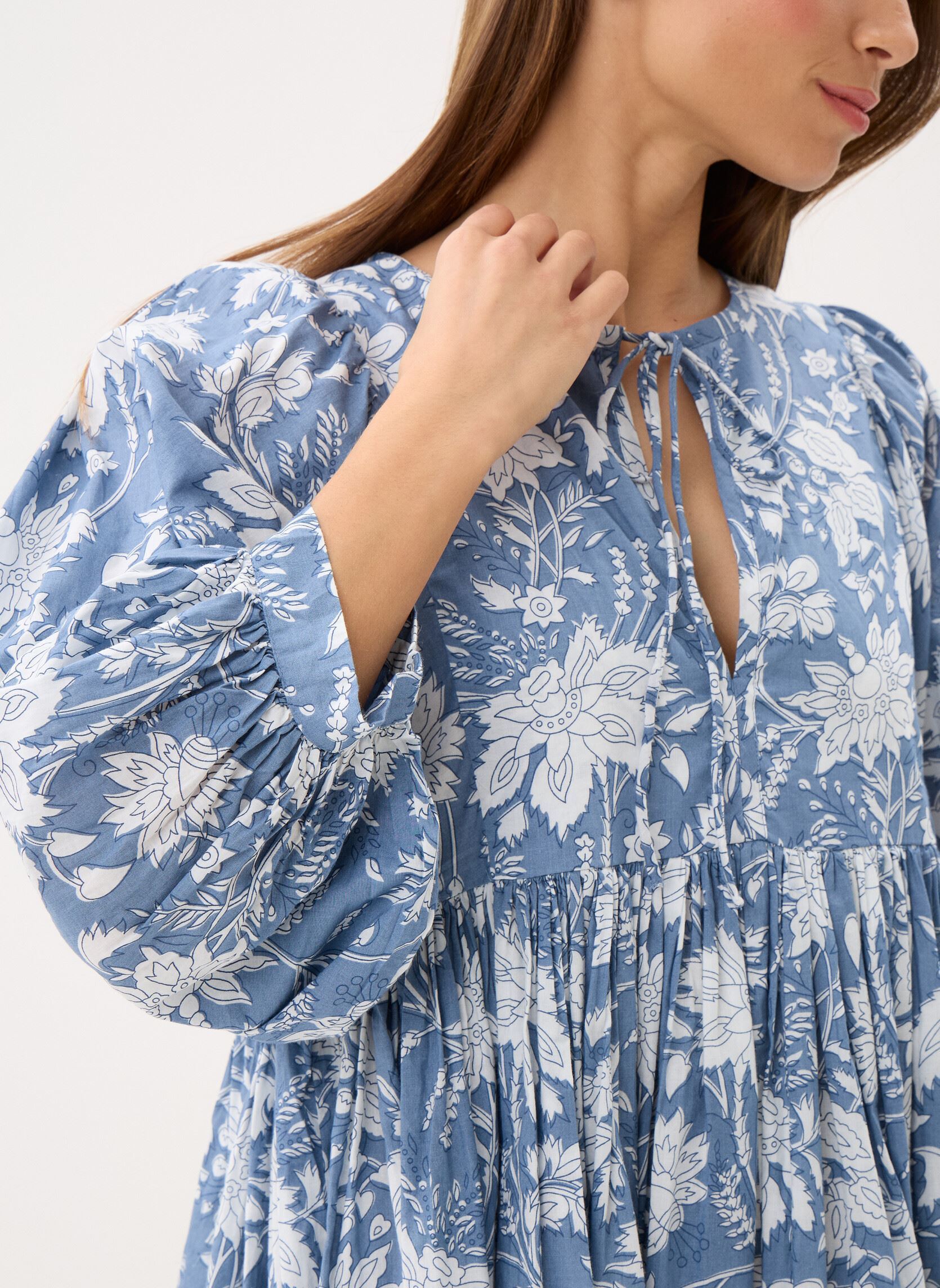 Robes Ladies Woven Dress ZM102EE femme bleu Molly Bracken Robes Ladies Woven Dress ZM102EE femme bleu BLUE DIVIYA