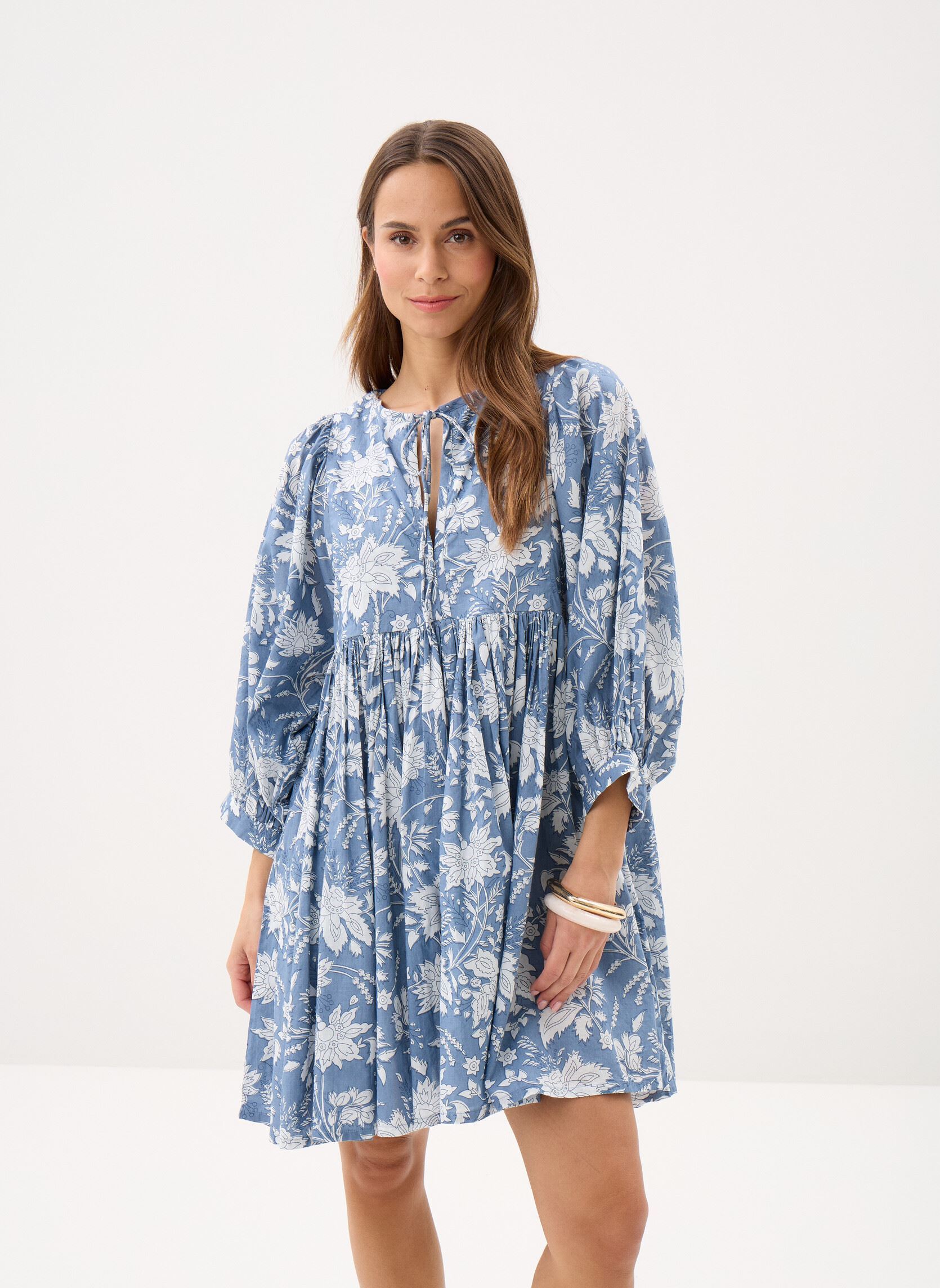 Robes Ladies Woven Dress ZM102EE femme bleu Molly Bracken Robes Ladies Woven Dress ZM102EE femme bleu BLUE DIVIYA