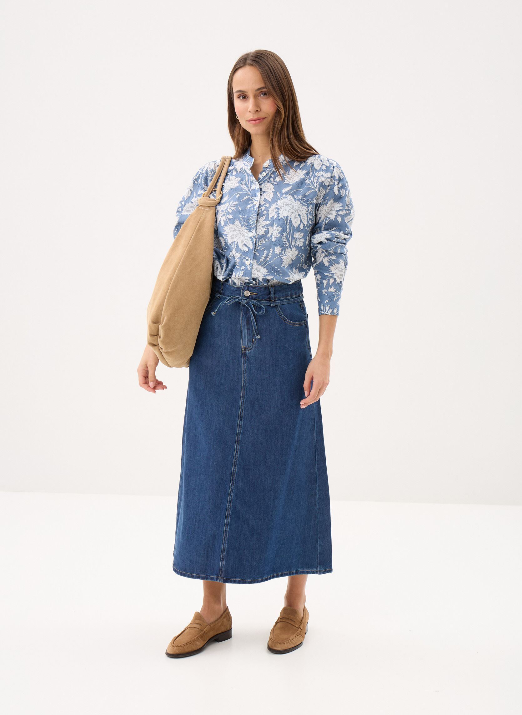 Blouses met lange mouwen Ladies Woven Shirt ZM105EE dames blauw Molly Bracken Blouses met lange mouwen Ladies Woven Shirt ZM105EE dames blauw BLUE DIVIYA