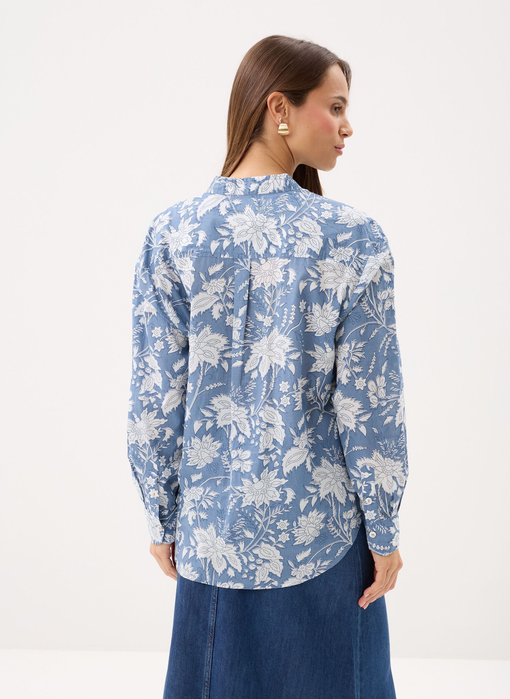 Blouses met lange mouwen Ladies Woven Shirt ZM105EE dames blauw Molly Bracken Blouses met lange mouwen Ladies Woven Shirt ZM105EE dames blauw BLUE DIVIYA