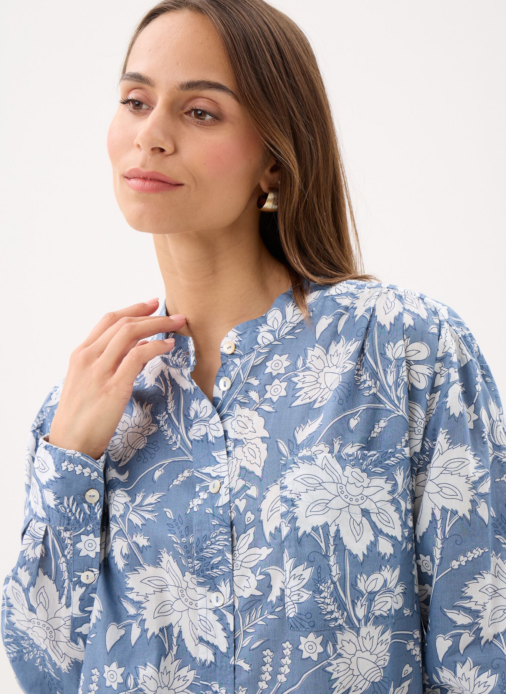 Blouses met lange mouwen Ladies Woven Shirt ZM105EE dames blauw Molly Bracken Blouses met lange mouwen Ladies Woven Shirt ZM105EE dames blauw BLUE DIVIYA