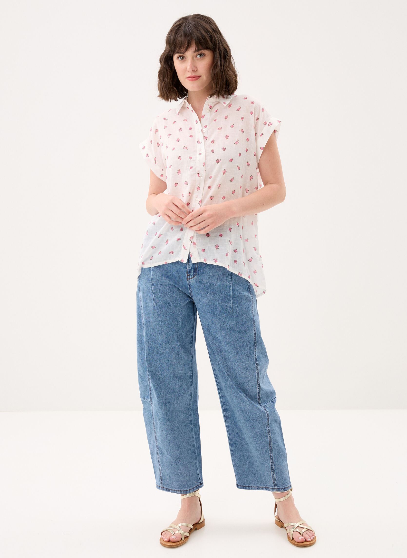 Chemises Ladies Woven Shirt ZM119EE femme blanc Molly Bracken Chemises Ladies Woven Shirt ZM119EE femme blanc OFFWHITE