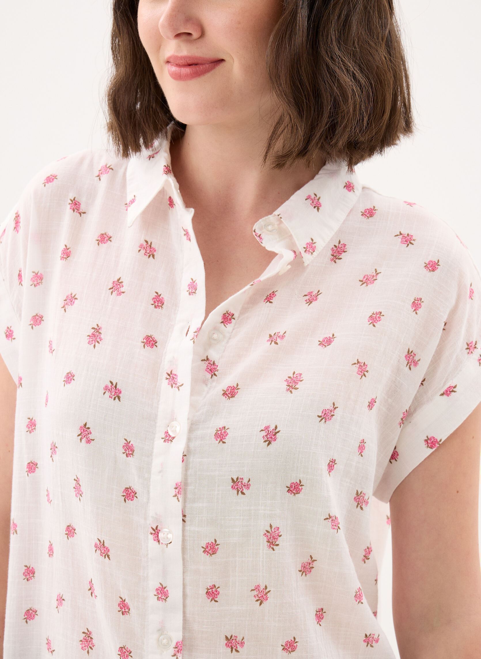 Chemises Ladies Woven Shirt ZM119EE femme blanc Molly Bracken Chemises Ladies Woven Shirt ZM119EE femme blanc OFFWHITE