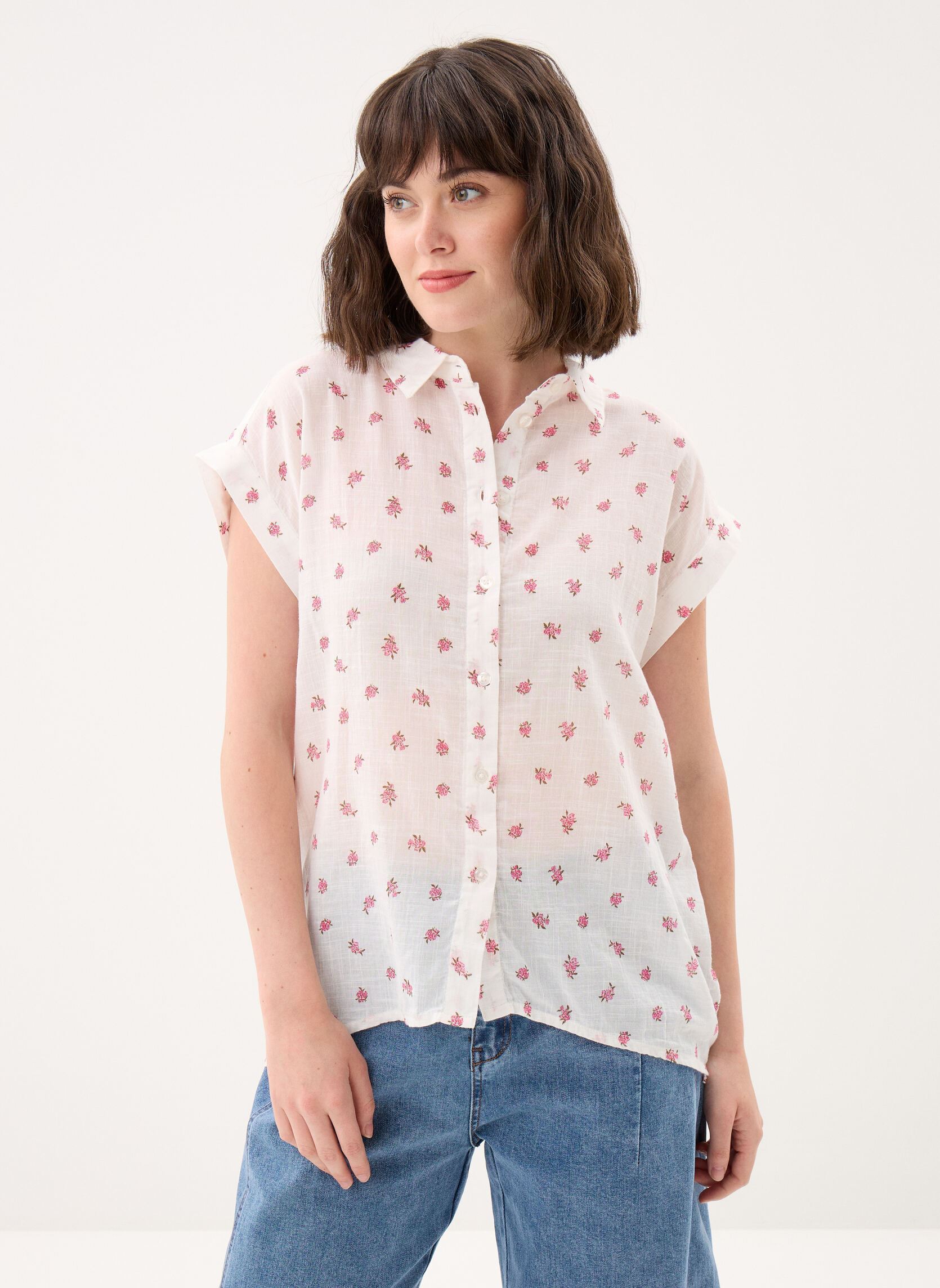 Chemises Ladies Woven Shirt ZM119EE femme blanc Molly Bracken Chemises Ladies Woven Shirt ZM119EE femme blanc OFFWHITE