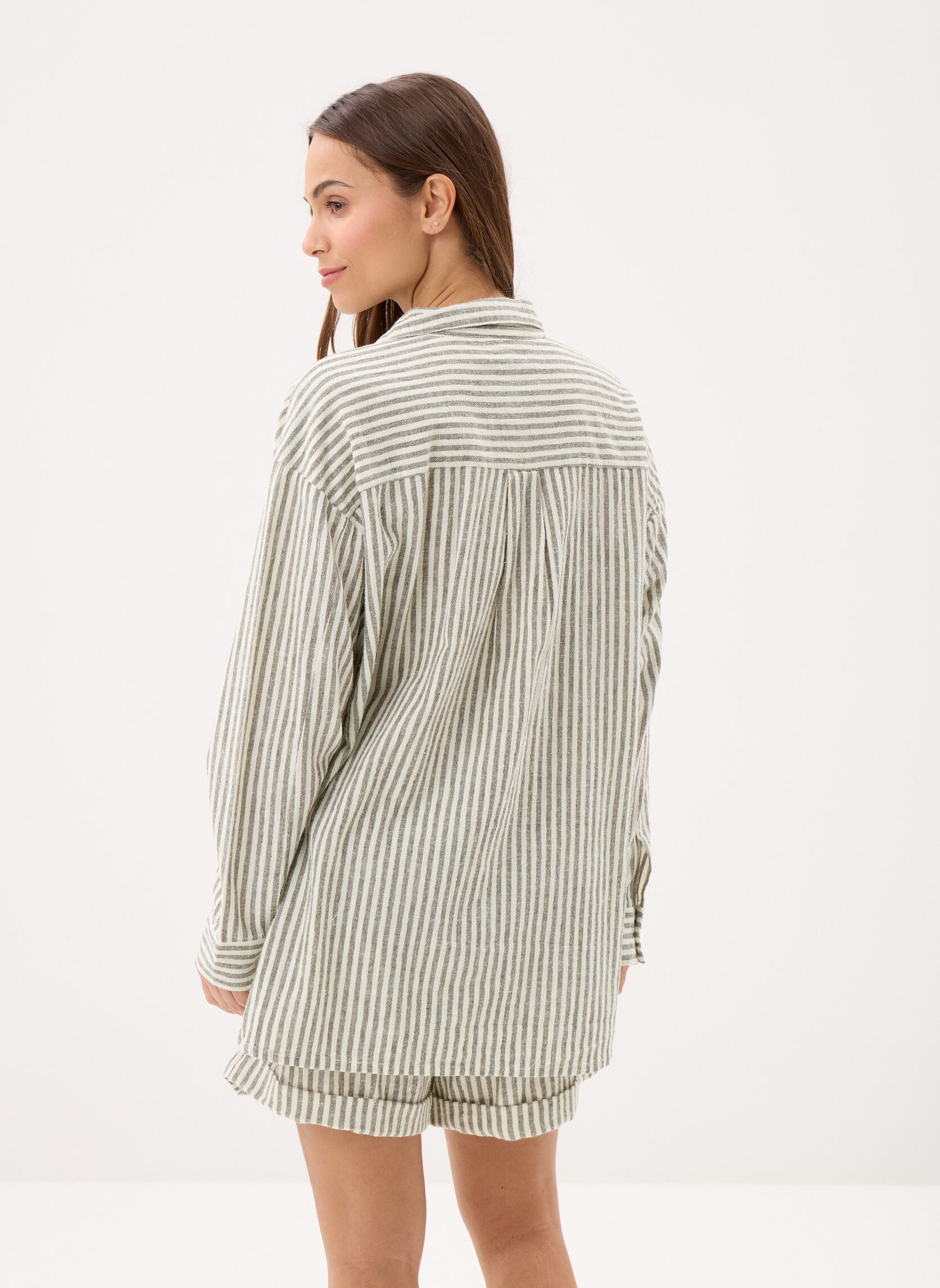 Lange mouw overhemden Ladies Woven Shirt ZP117EE dames groen Molly Bracken Lange mouw overhemden Ladies Woven Shirt ZP117EE dames groen KHAKI