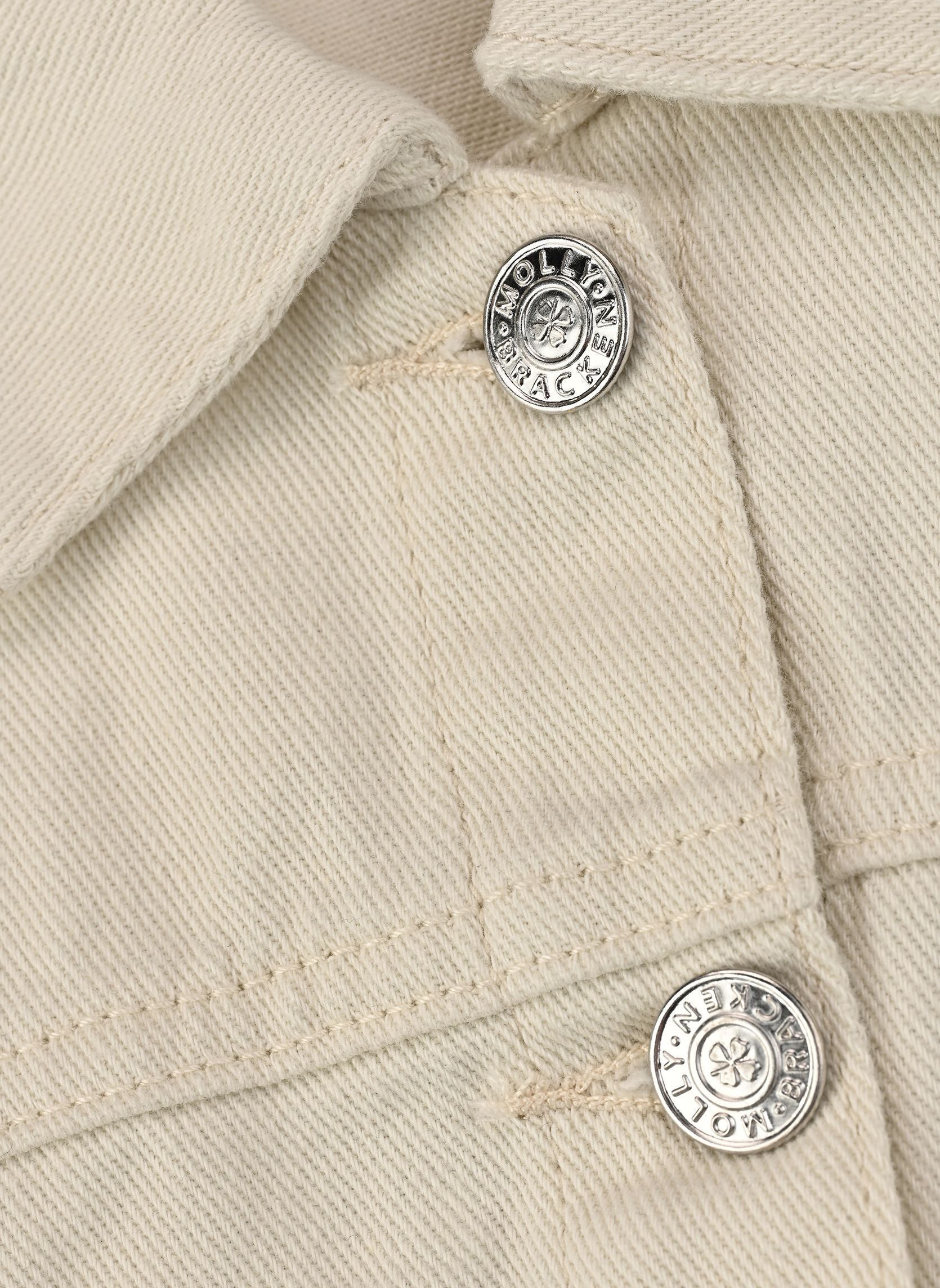 Vestes en jean GIRLS WOVEN JACKET ME1712EP fille blanc Molly Bracken Vestes en jean GIRLS WOVEN JACKET ME1712EP fille blanc OFFWHITE