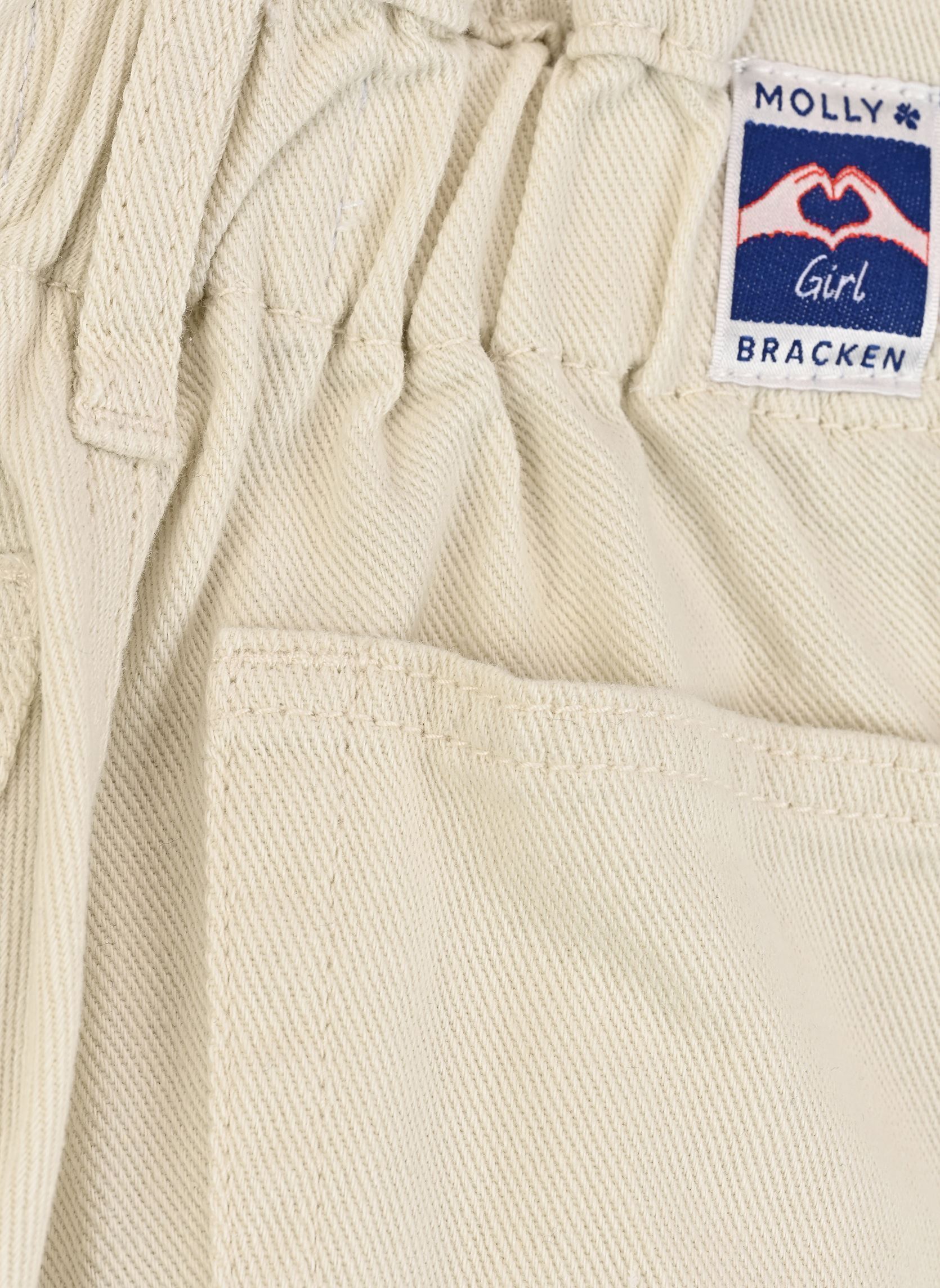 Shorts GIRLS WOVEN SHORTS ME239EP fille blanc Molly Bracken Shorts GIRLS WOVEN SHORTS ME239EP fille blanc OFFWHITE