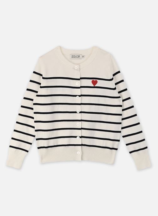 Molly Bracken Strickjacken und Westen GIRLS KNITTED CARDIGAN MEF1637EP mädchen weiß