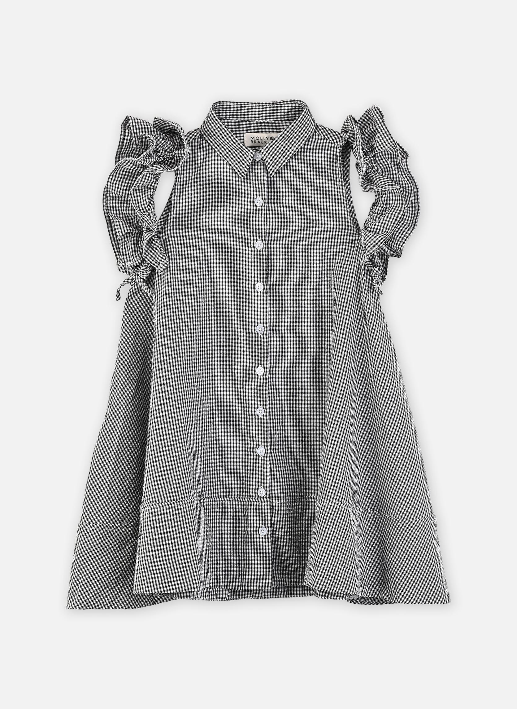 Jurken GIRLS WOVEN DRESS MEL934EP meisjes zwart Molly Bracken Jurken GIRLS WOVEN DRESS MEL934EP meisjes zwart BLACK