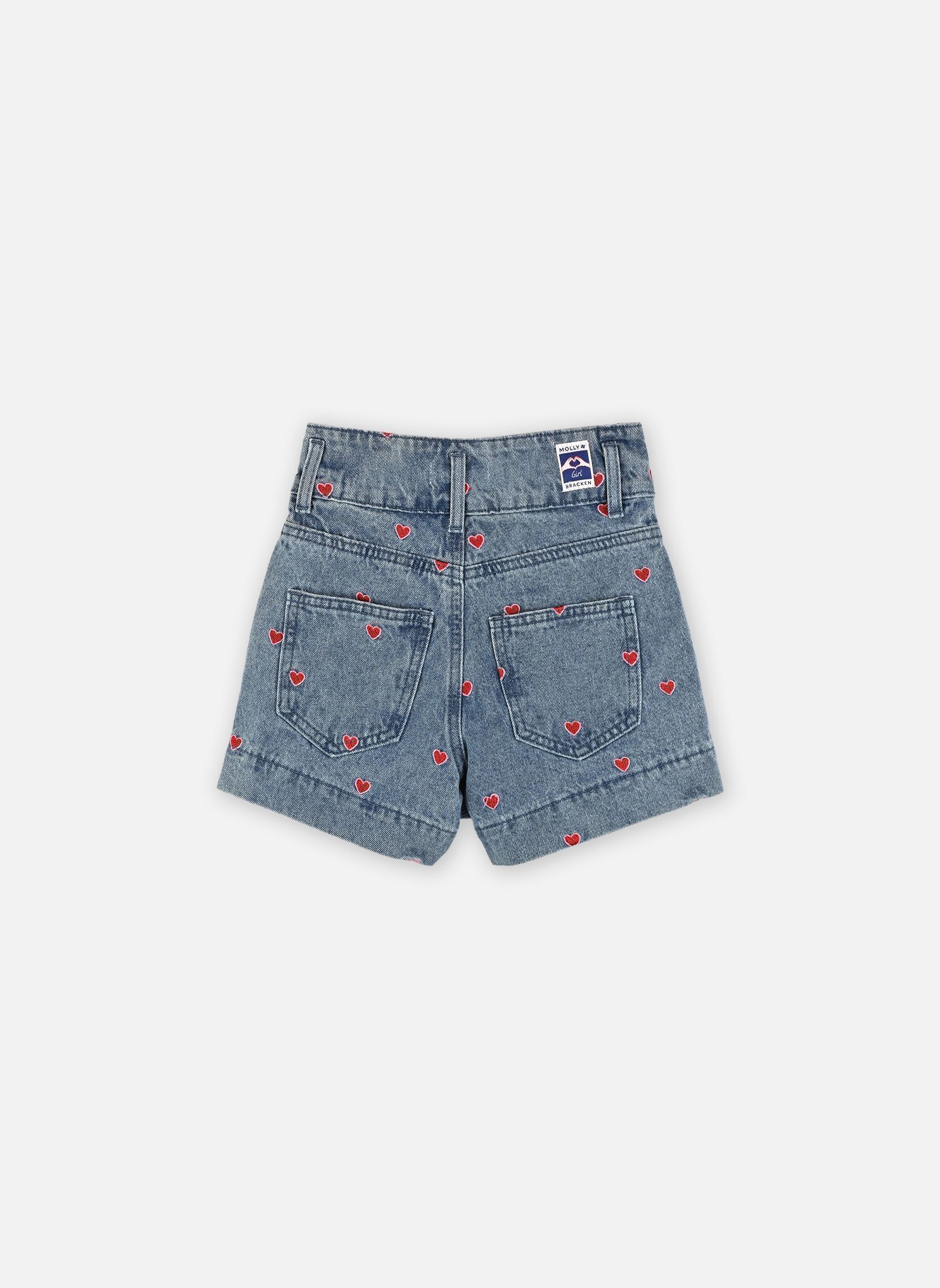 Shorts GIRLS WOVEN SHORTS MELF957EP fille bleu Molly Bracken Shorts GIRLS WOVEN SHORTS MELF957EP fille bleu BLUE DENIM