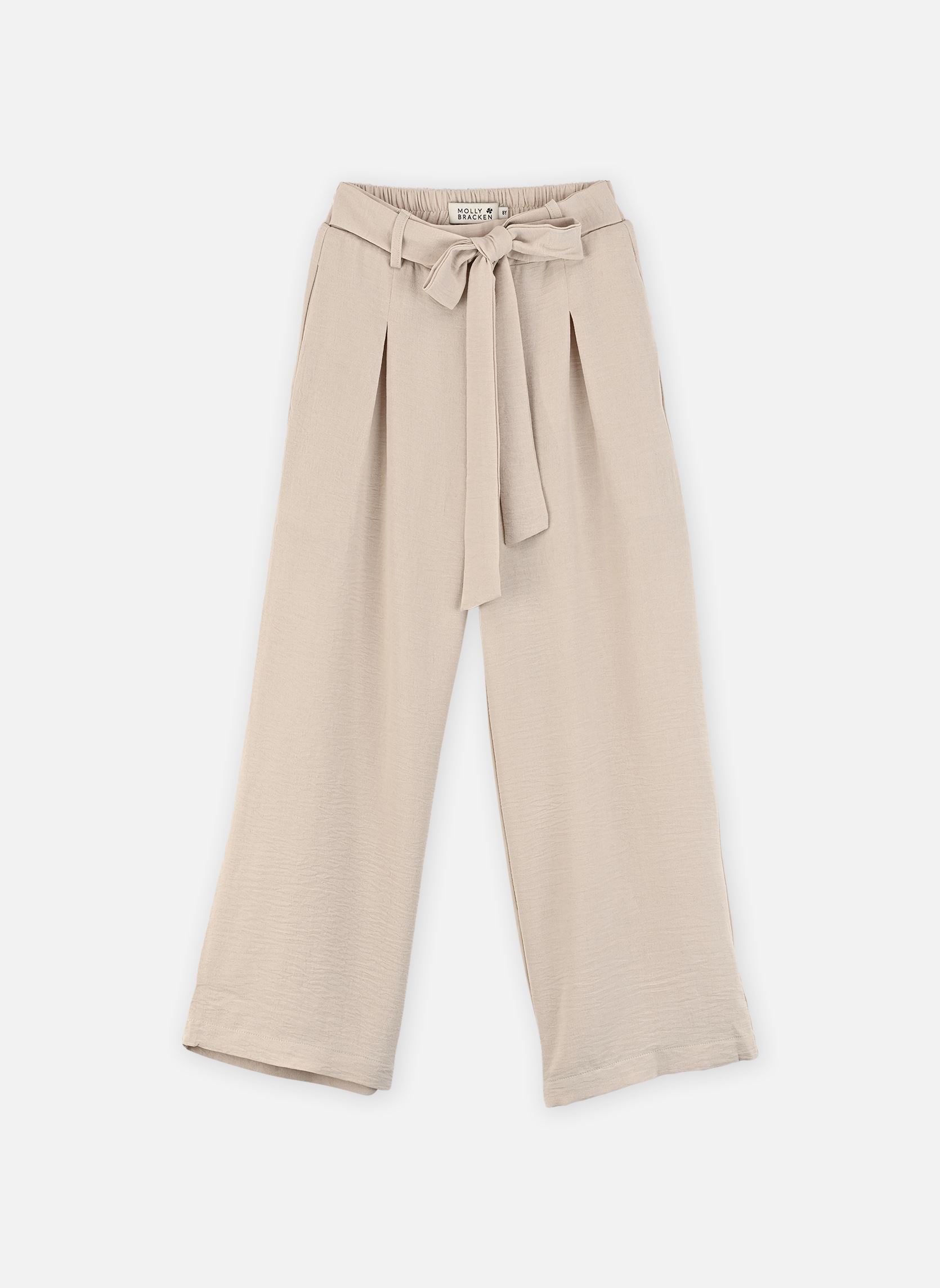 Pantalons GIRLS WOVEN PANTS MG858EP fille beige Molly Bracken Pantalons GIRLS WOVEN PANTS MG858EP fille beige CREAM