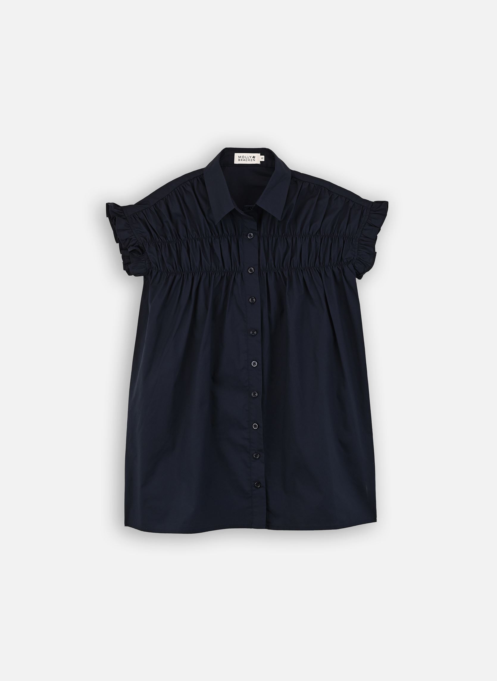 Robes GIRLS WOVEN DRESS MLAL154EP fille bleu Molly Bracken Robes GIRLS WOVEN DRESS MLAL154EP fille bleu NAVY BLUE