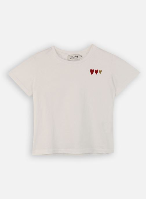 Molly Bracken Tee-shirts manches courtes GIRLS KNITTED TEE MLAL571EP fille blanc