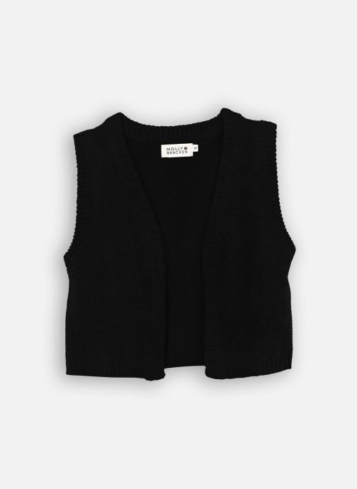 Molly Bracken Strickjacken und Westen GIRLS KNITTED SLEEVELESS CARDIGAN MLAL67 mädchen schwarz