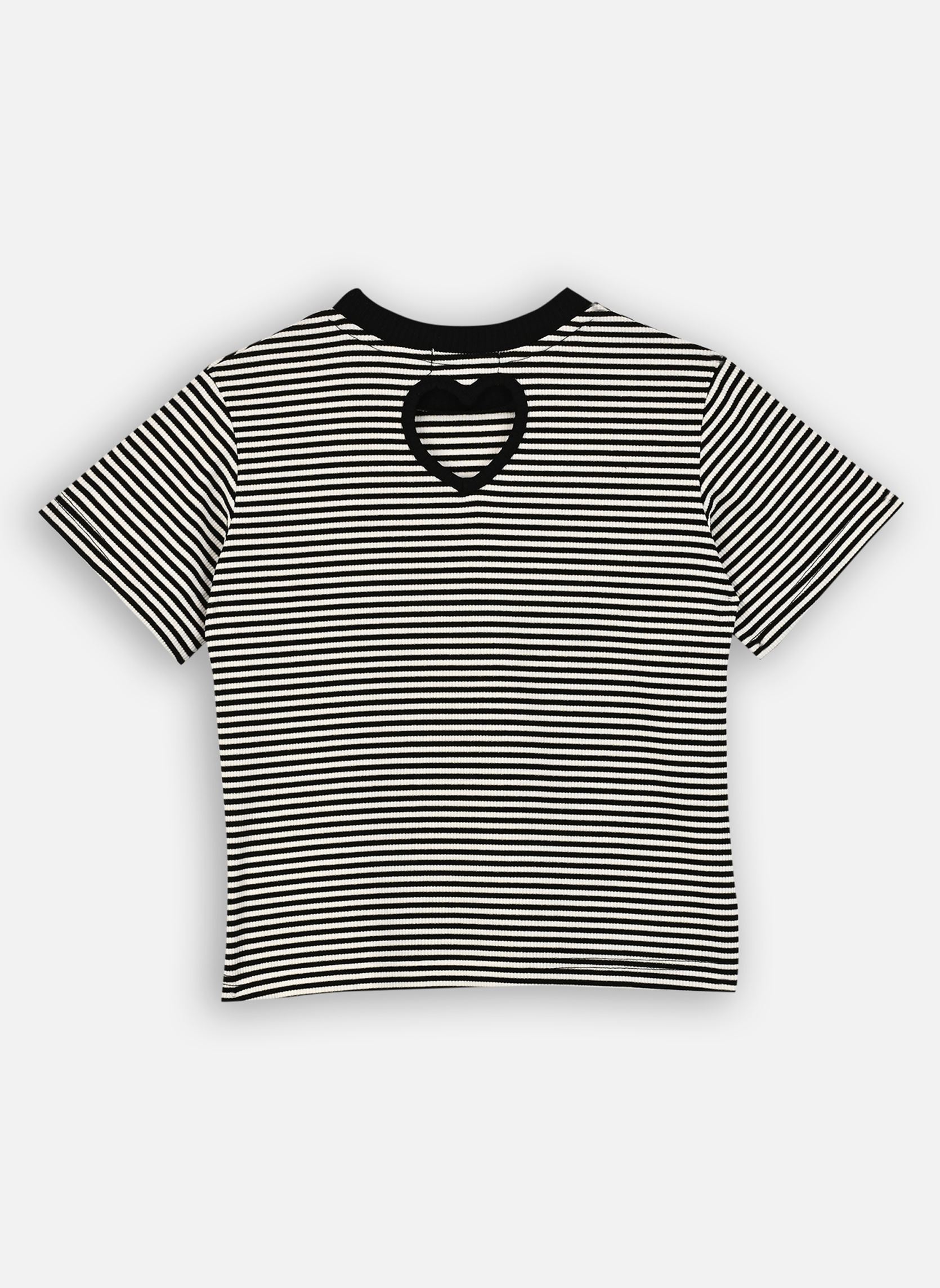 Tee-shirts manches courtes GIRLS KNITTED TEE MLAL684EP fille noir Molly Bracken Tee-shirts manches courtes GIRLS KNITTED TEE MLAL684EP fille noir BLACK