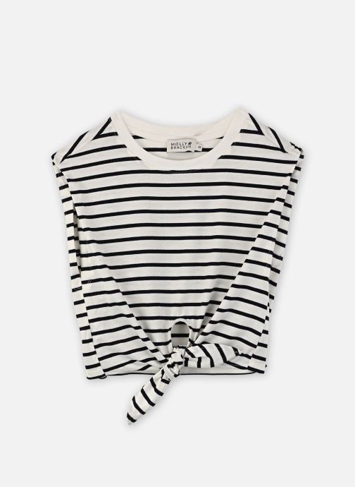 Molly Bracken Tee-shirts GIRLS KNITTED TEE MT2015EP fille blanc