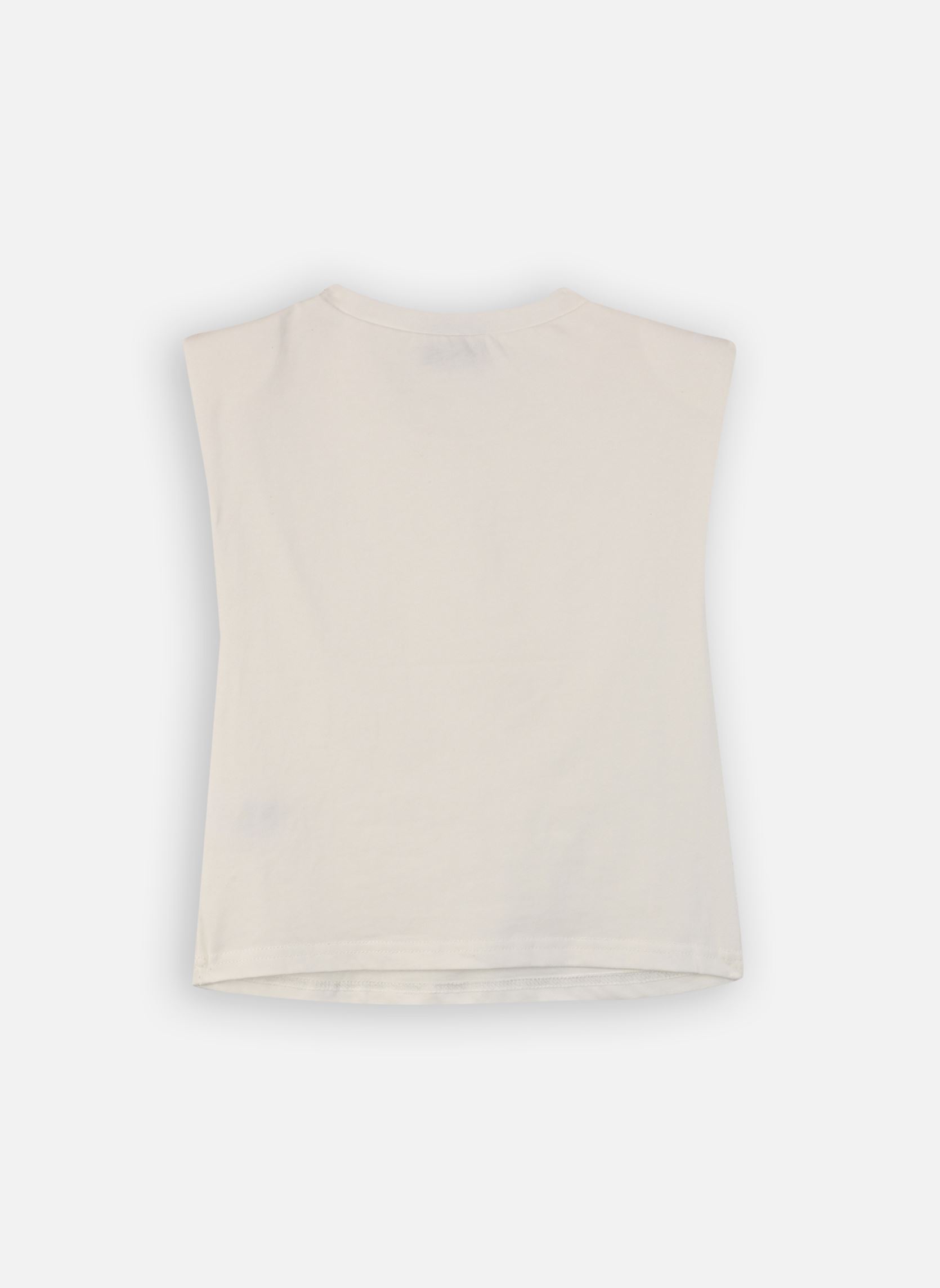 Tee-shirts manches courtes GIRLS KNITTED TEE MT2018EP fille blanc Molly Bracken Tee-shirts manches courtes GIRLS KNITTED TEE MT2018EP fille blanc WHITE