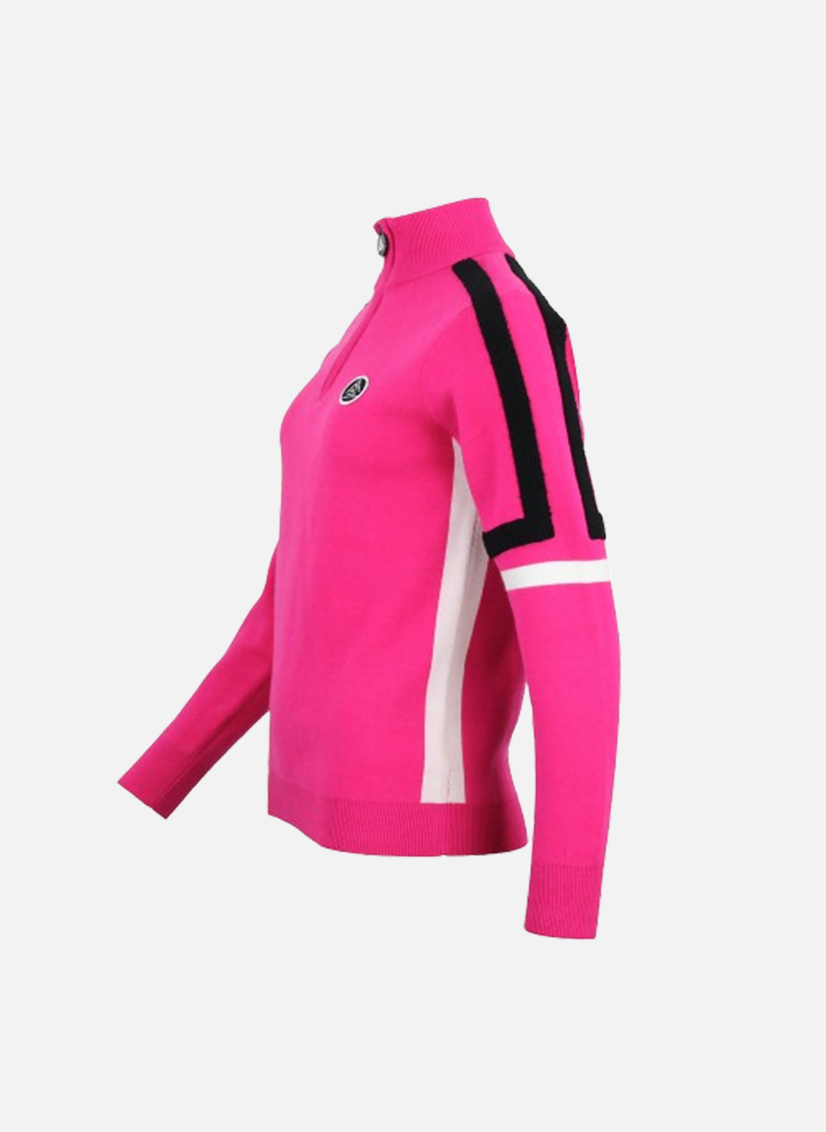 Peak Mountain Pulls Pull col roulé ASTA FUSHIA femme rose | Sarenza France
