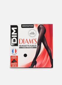 Transparante panty's Collant Diam'S Invisible Shaping dames zwart