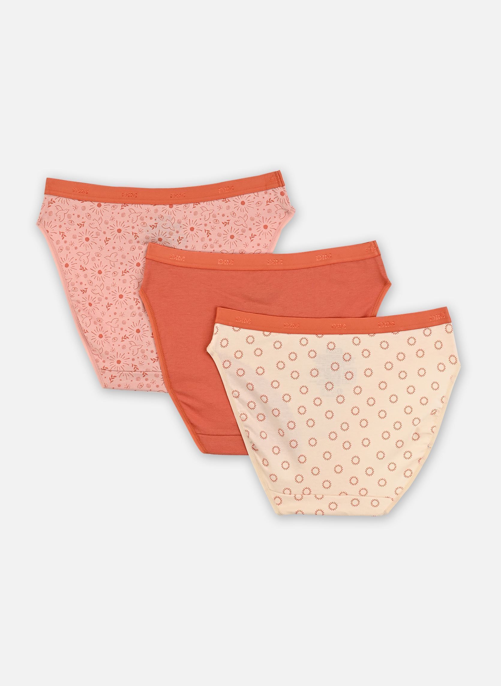 Culottes LES POCKETS COTON Culotte X3 femme multicolore Dim Culottes LES POCKETS COTON Culotte X3 femme multicolore LOT REFLETS DU SOLEIL