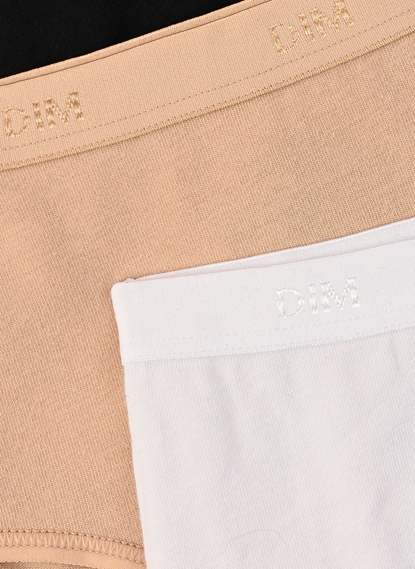 Shortys Ecodim Les Pockets Boxers X3 femme blanc Dim Shortys Ecodim Les Pockets Boxers X3 femme blanc BLANC/PEAU/NOIR