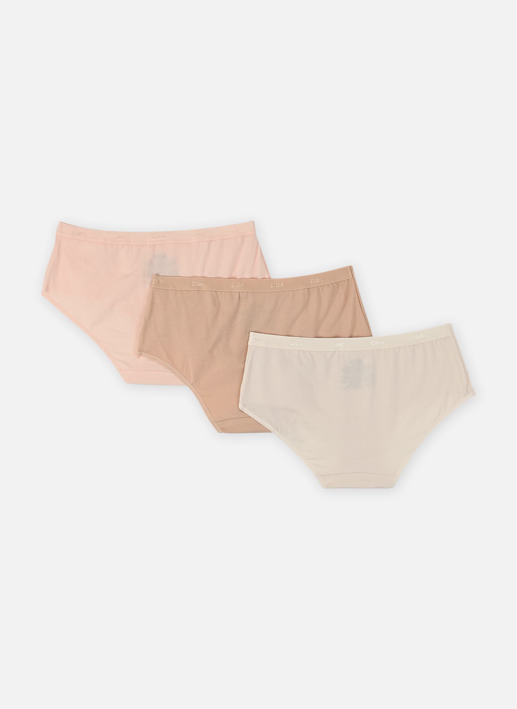 Culottes Ecodim Les Pockets Boxers X3 femme beige Dim Culottes Ecodim Les Pockets Boxers X3 femme beige PEAU/ROSE/NACRE