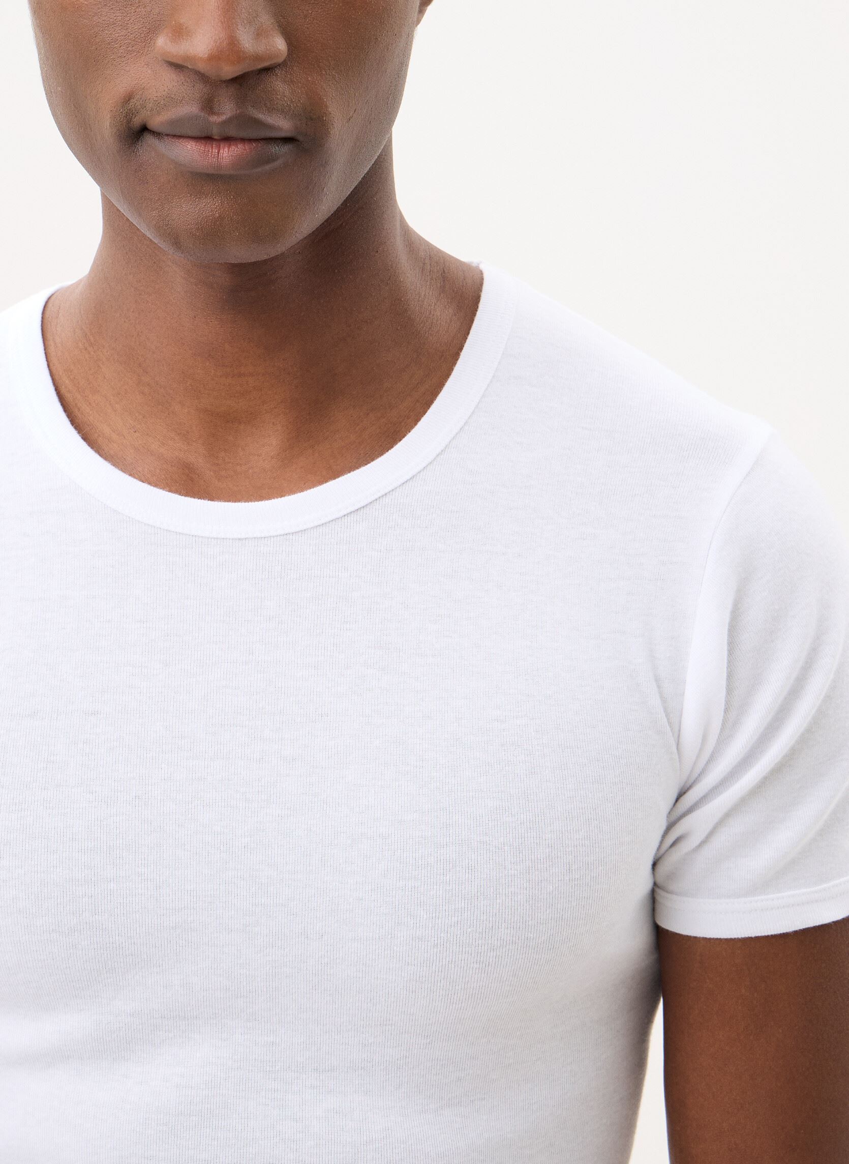 Kurzarm-T-Shirts Ecodim T-shirt Col Rond X2 herren weiß Dim Kurzarm-T-Shirts Ecodim T-shirt Col Rond X2 herren weiß BLANC