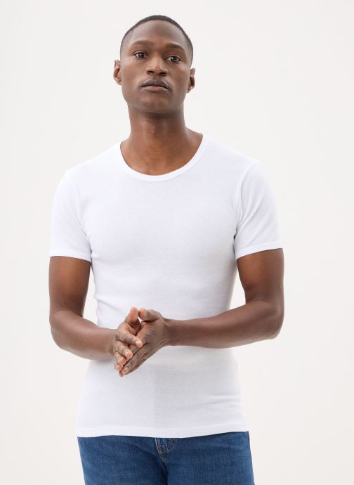 Dim T-shirts met korte mouwen Ecodim T-shirt Col Rond X2 heren wit