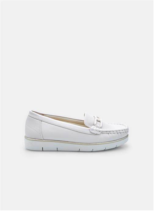 Bata Mocassins 5111244 femme blanc