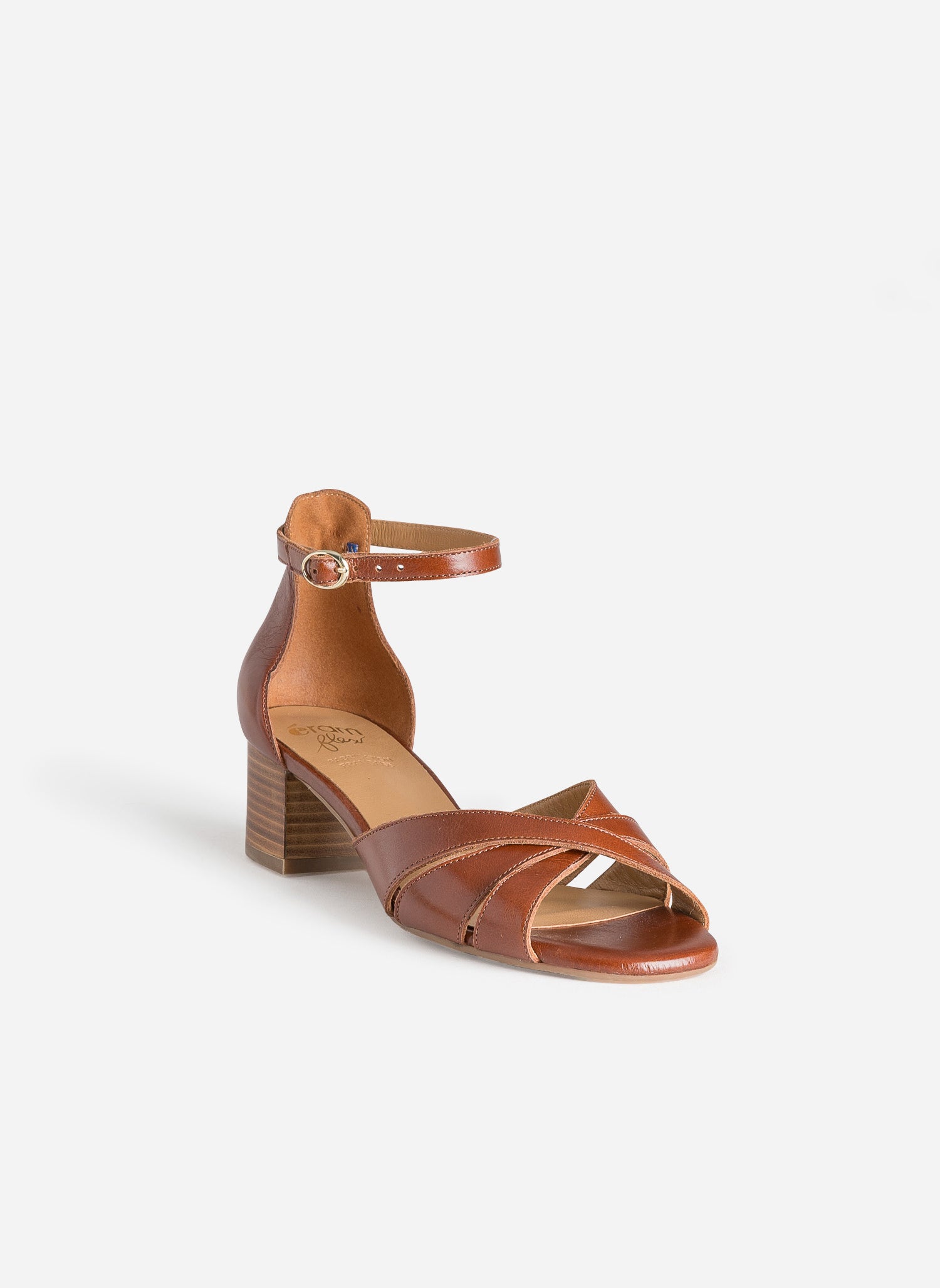 Sandales TAMICA femme marron Eram Sandales TAMICA femme marron Cognac