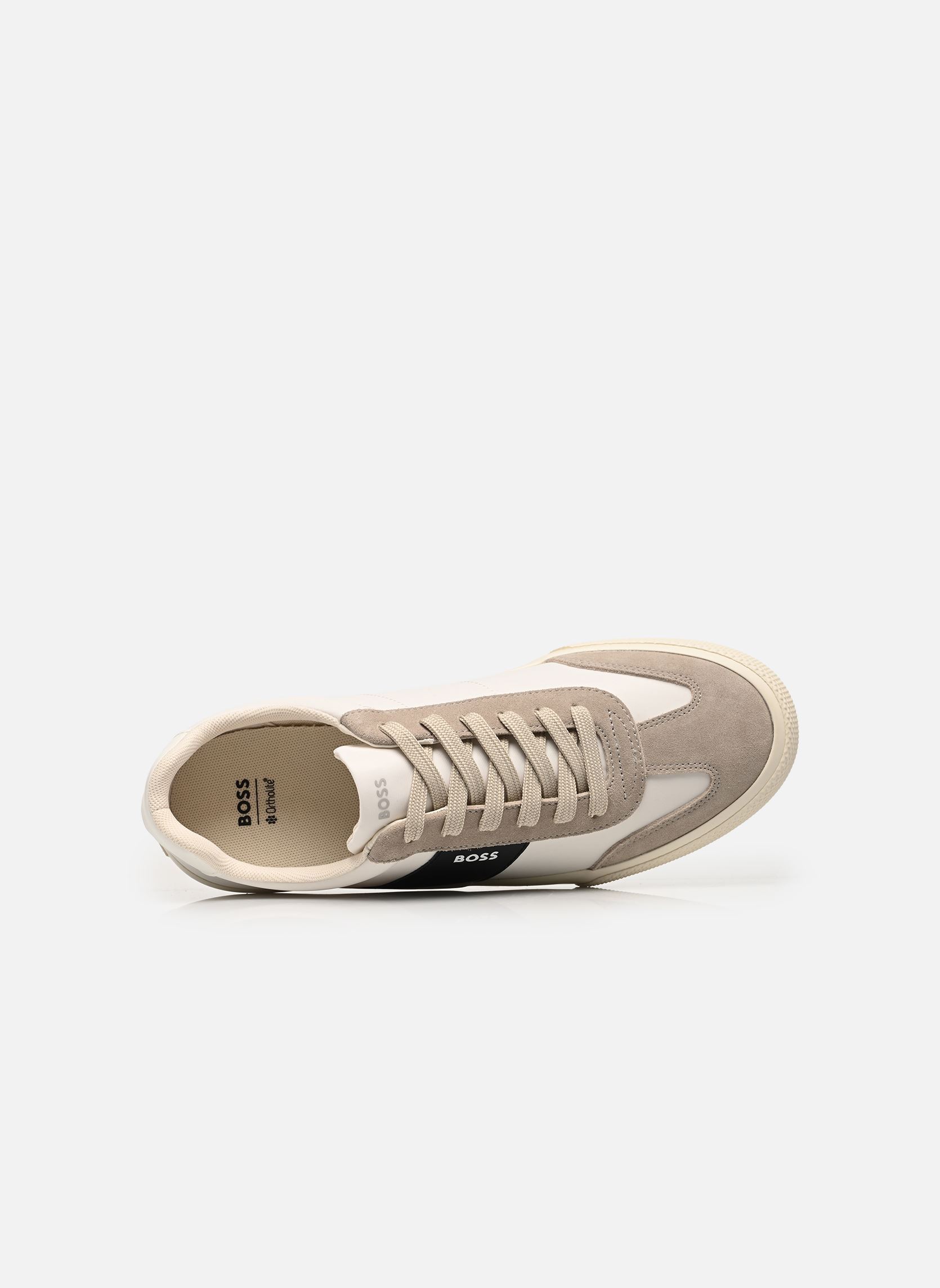 Niedrige Sneaker Aiden_Tenn_sdnypu herren beige BOSS Niedrige Sneaker Aiden_Tenn_sdnypu herren beige 271-Light Beige