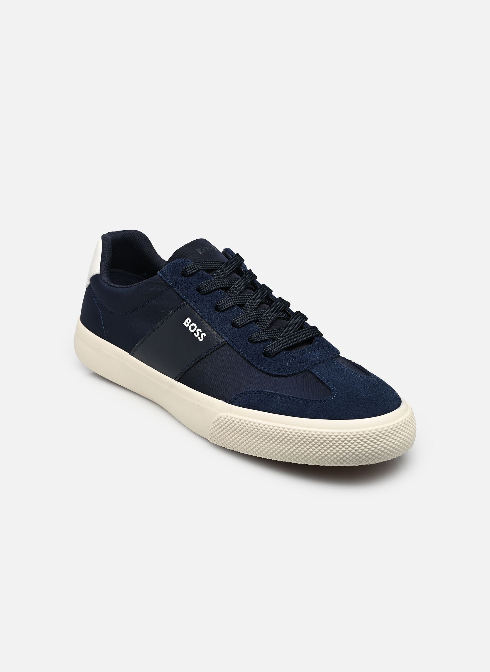 Lage sneakers Aiden_Tenn_sdnypu heren blauw BOSS Lage sneakers Aiden_Tenn_sdnypu heren blauw 401-Dark Blue