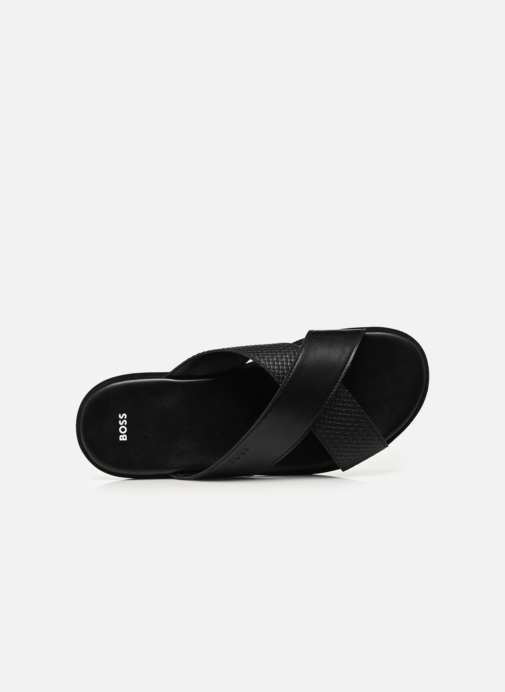 Mules Darrel_Slid_crpuwv homme noir BOSS Mules Darrel_Slid_crpuwv homme noir 001-Black