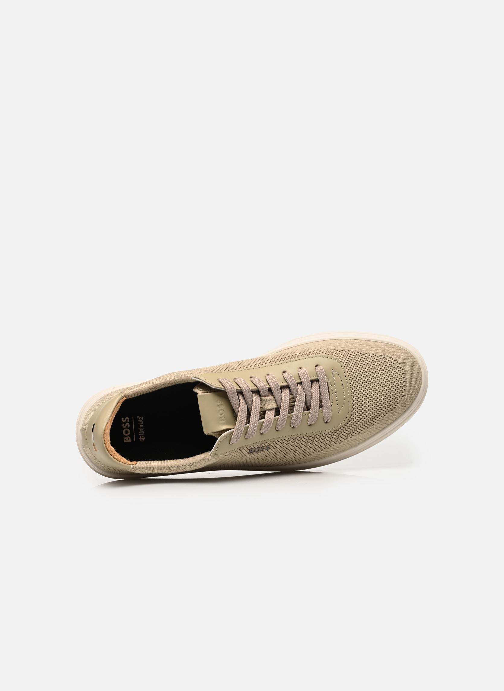 Niedrige Sneaker Kieran_Tenn_knal herren beige BOSS Niedrige Sneaker Kieran_Tenn_knal herren beige 285-Open Beige