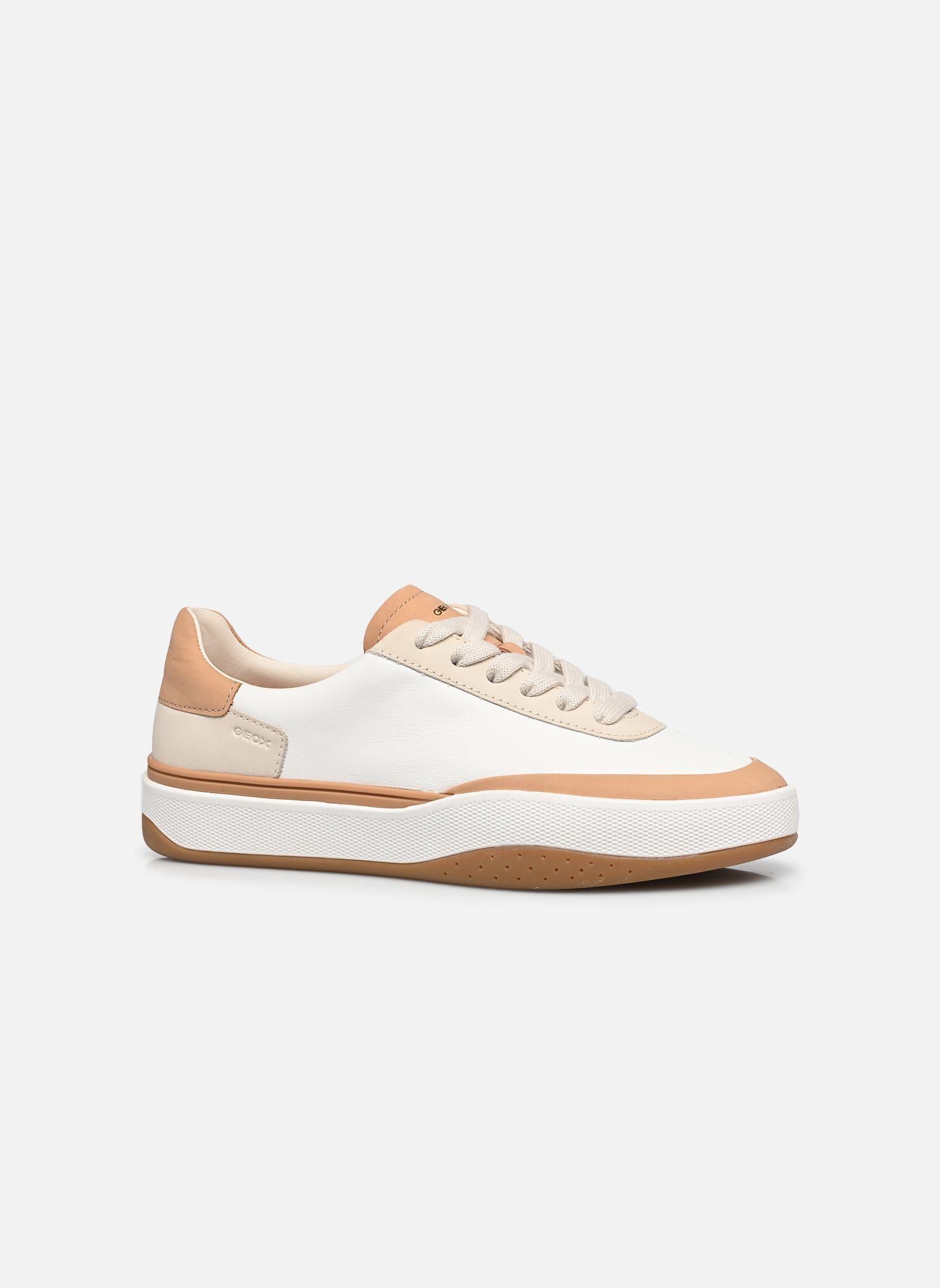 Niedrige Sneaker D DYNAMIA A damen weiß Geox Niedrige Sneaker D DYNAMIA A damen weiß WHITE/LT BROWN