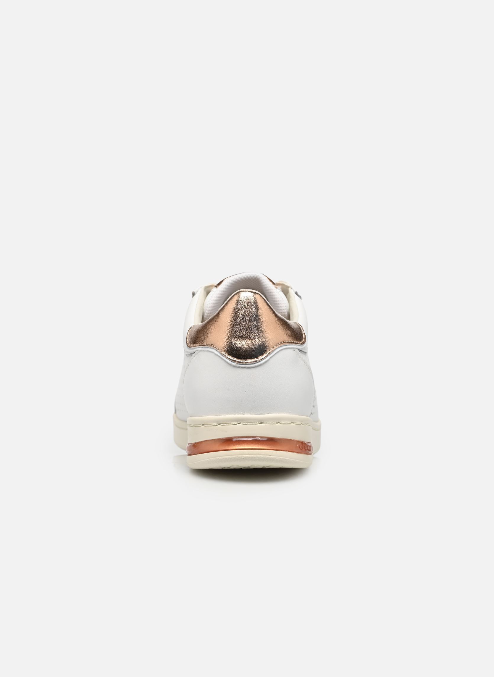 Niedrige Sneaker D JAYSEN B damen weiß Geox Niedrige Sneaker D JAYSEN B damen weiß White/peach