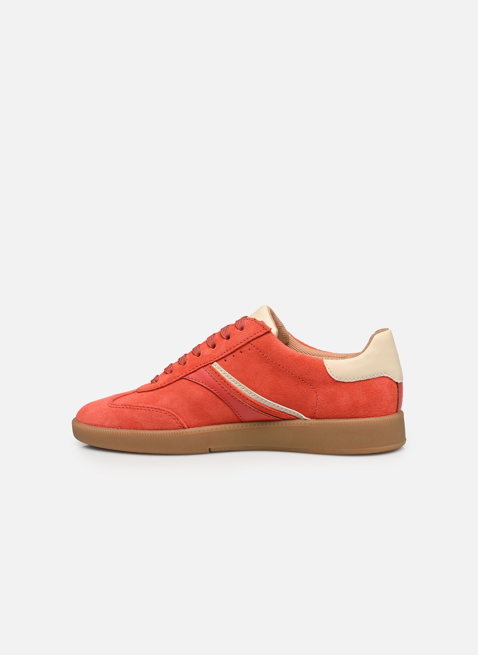 Niedrige Sneaker D MELEDA A damen orange Geox Niedrige Sneaker D MELEDA A damen orange Coral
